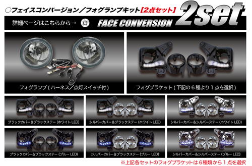 フェイスコンバージョン/フォグランプキット【2点セット】